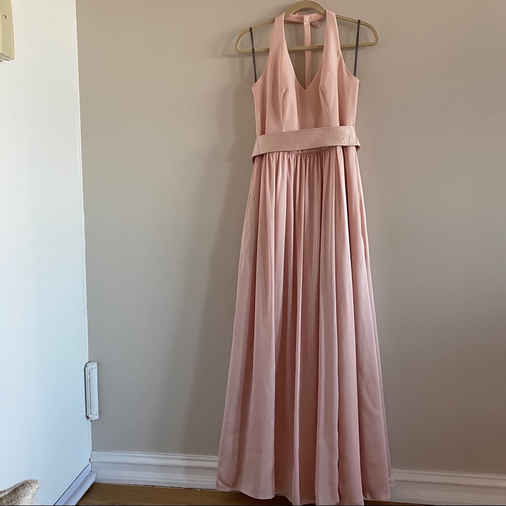 Pale pink gown